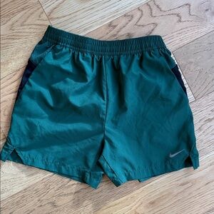 Nike youth size M Evergreen and Black Running Shorts (1/2 listed)